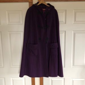 Deep purple cape